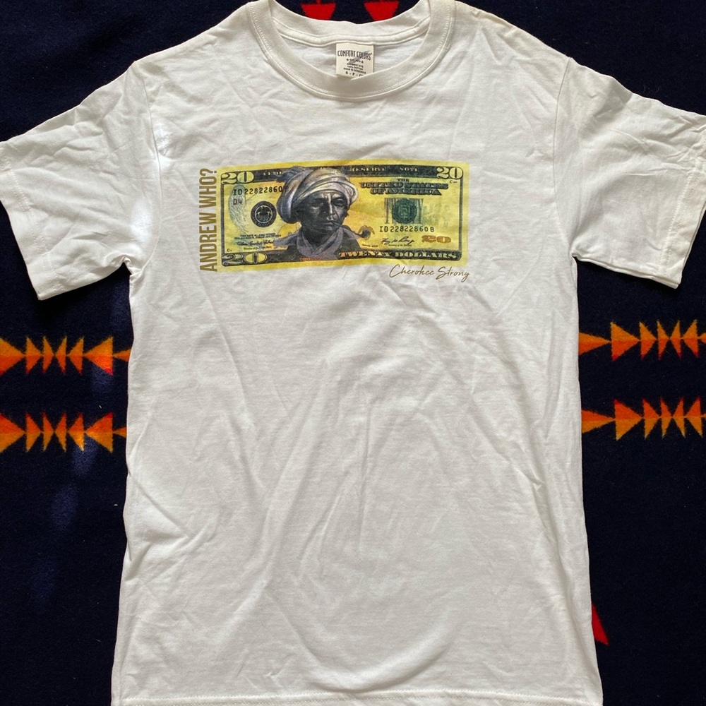 Sequoyah $20 bill tee
